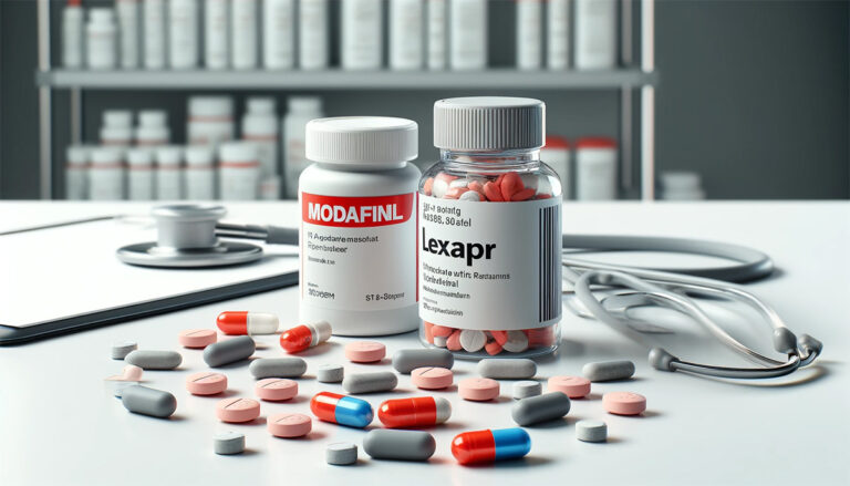 Modafinil and Lexapro
