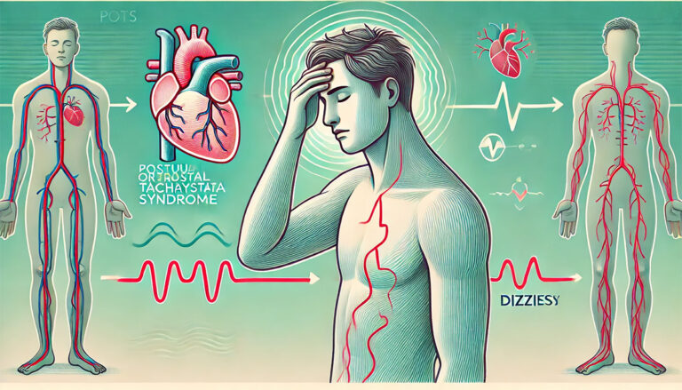 depiction of Postural Orthostatic Tachycardia Syndrome (POTS)